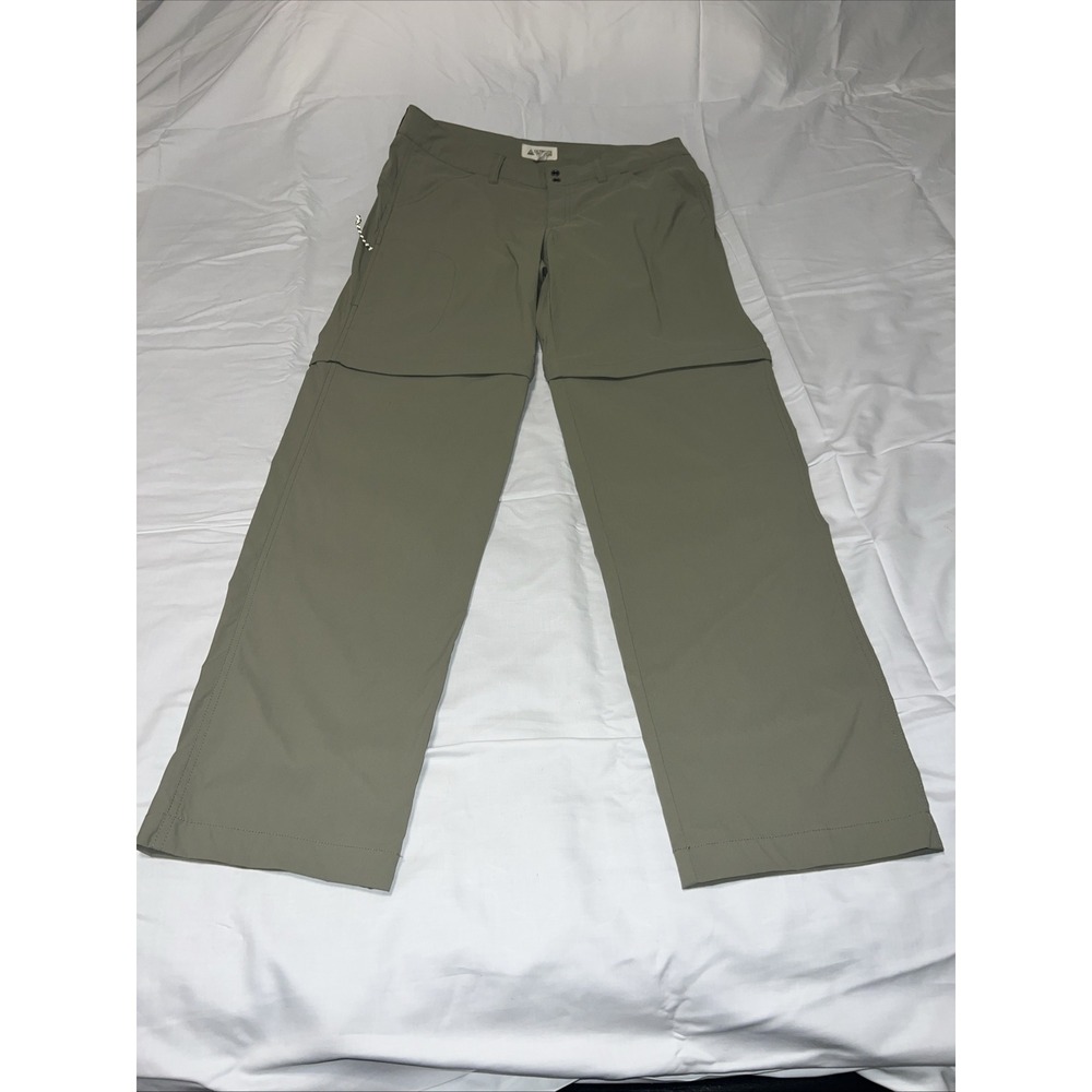 Ultimate Terrain Women's‎ Size 8 Green Zip Off Hiking Pants Athleisure Camping